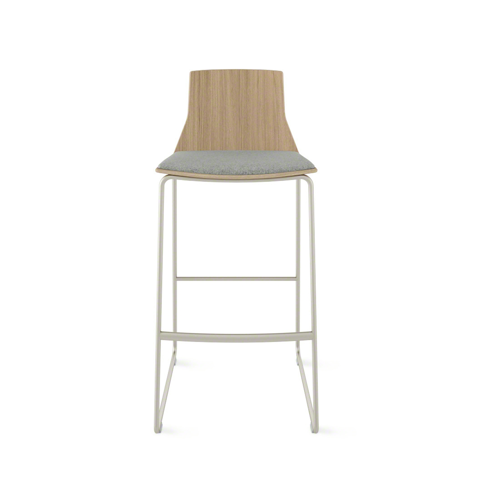 Coalesse Montara650 Counter Height Wood Stool with Upholstered Seat