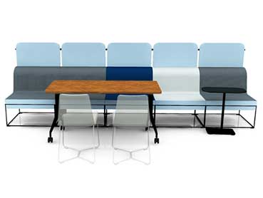 Coalesse Montara650 Bar Height Upholstered Stool